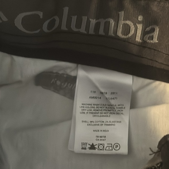 Men’s Columbia Cotton Blend Pilot Peak 5 Pocket Pants Size 34 x 30 - Picture 10 of 11